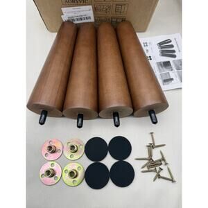 Furniture Leg Sofa Legs Replacement Wood 8 inch Mid Century Dresser Legs *READ..